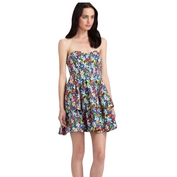 ISO In Search Of Kate Spade Karmen Tiered Floral Dress In Full Bloom Size 12 14